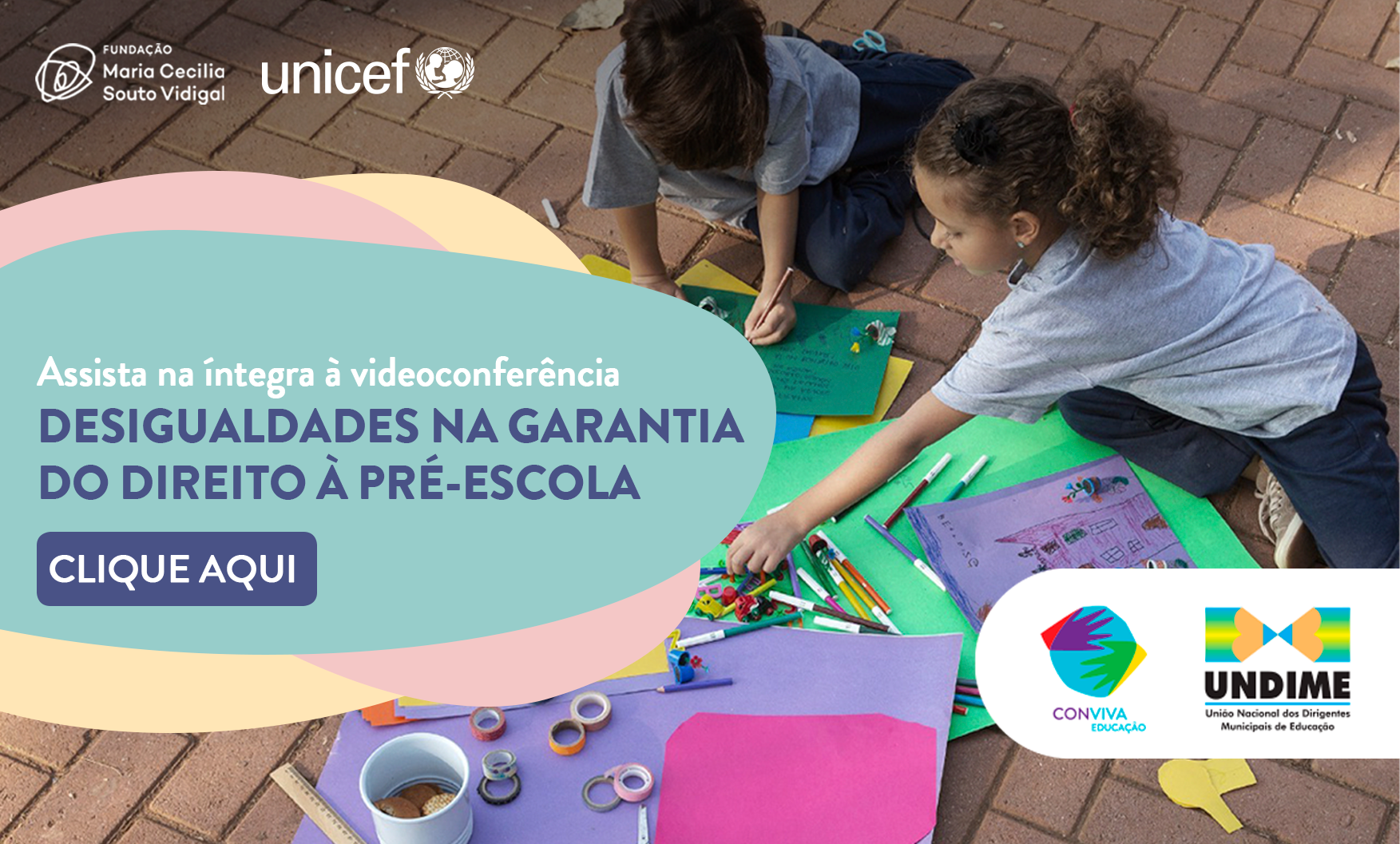 Assista na íntegra à videoconferência sobre desigualdades na garantia do direito à pré-escola