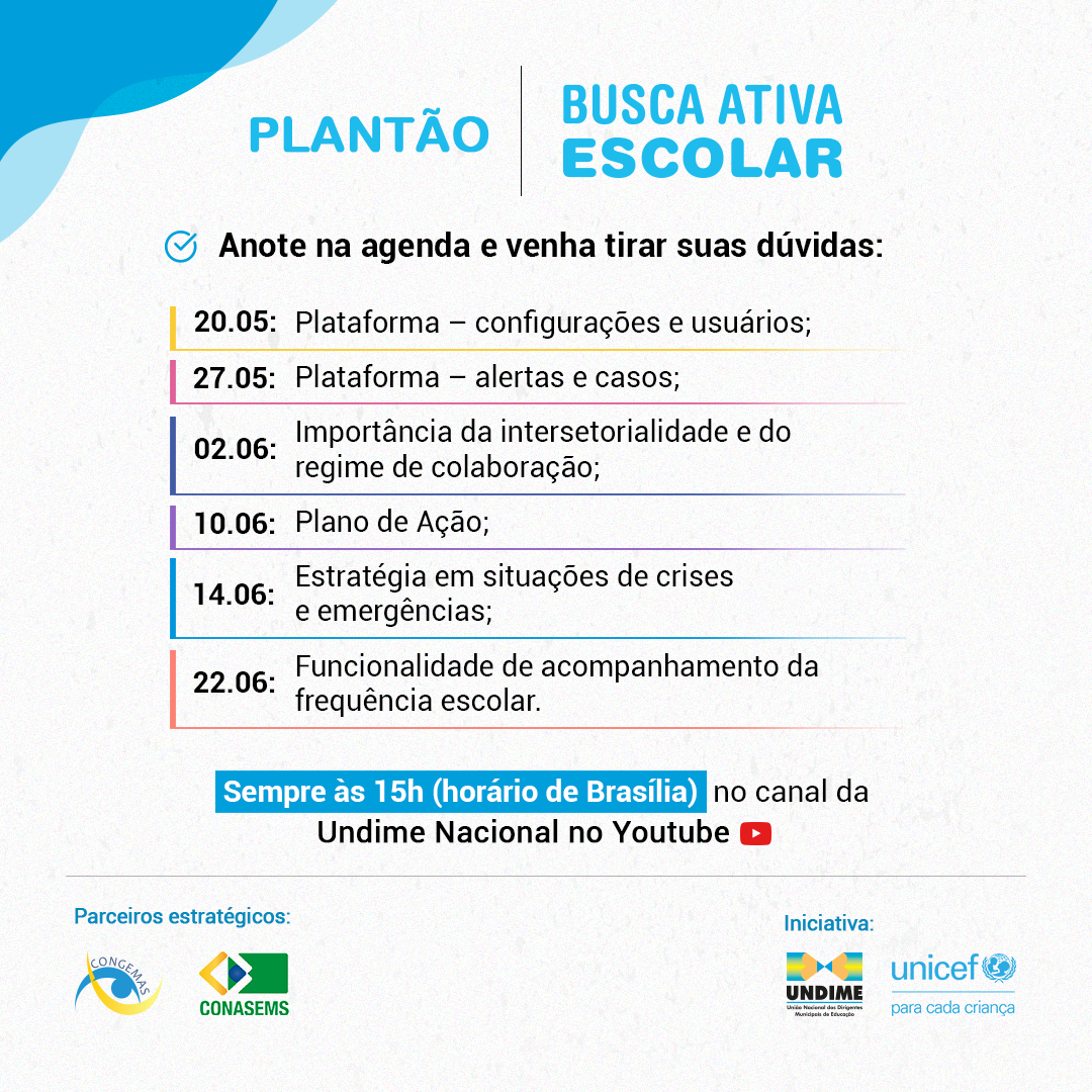 Plantões tira-dúvida na íntegra