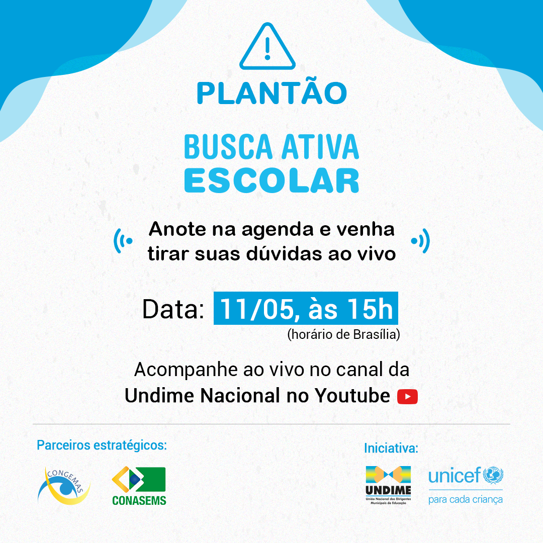 Plantão tira-dúvidas ao vivo sobre Plano de Ação, alertas e casos