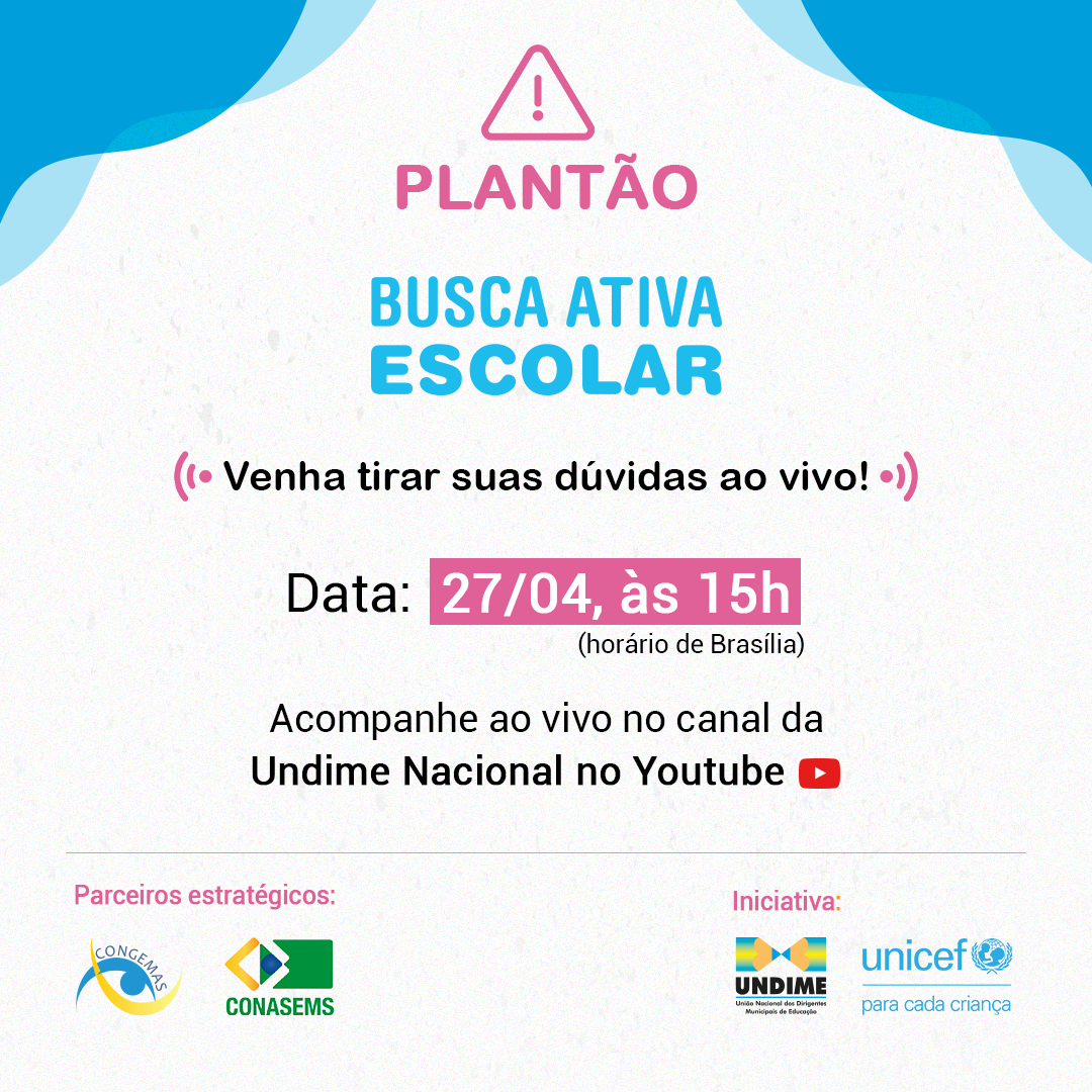 Assista, na íntegra, ao Plantão Tira Dúvidas sobre Educacenso e funcionalidade de acompanhamento de frequência escolar