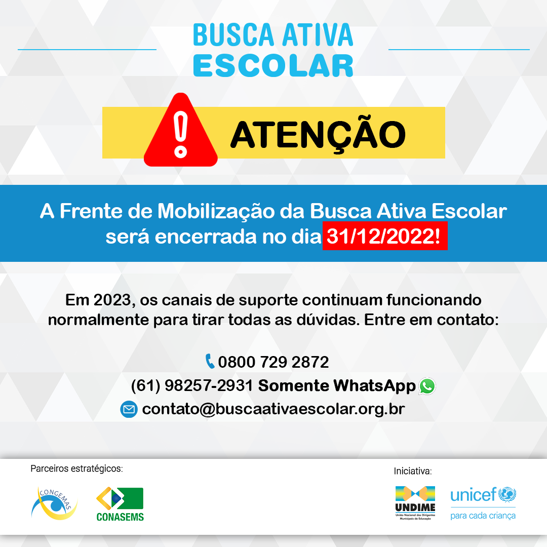 Informação importante!