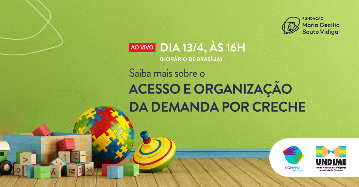 Conviva realiza videoconferência sobre acesso e organização da demanda por creche