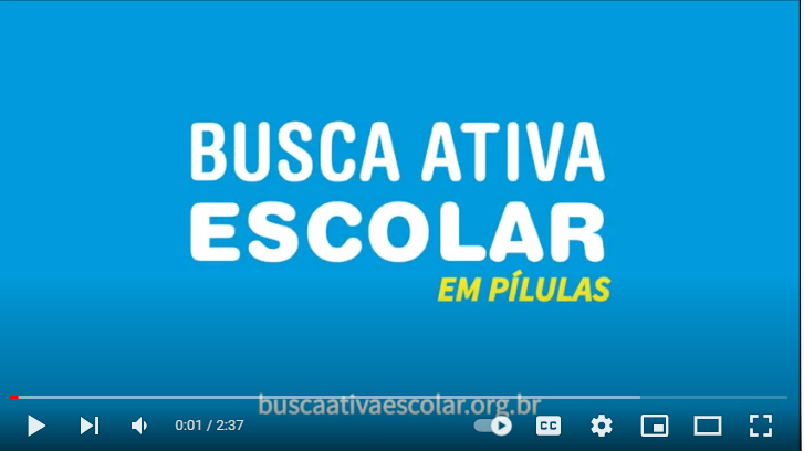 Confira a Pílula Busca Ativa Escolar sobre o aceite do novo Aviso de Privacidade da Plataforma e do novo Termo de Adesão à estratégia