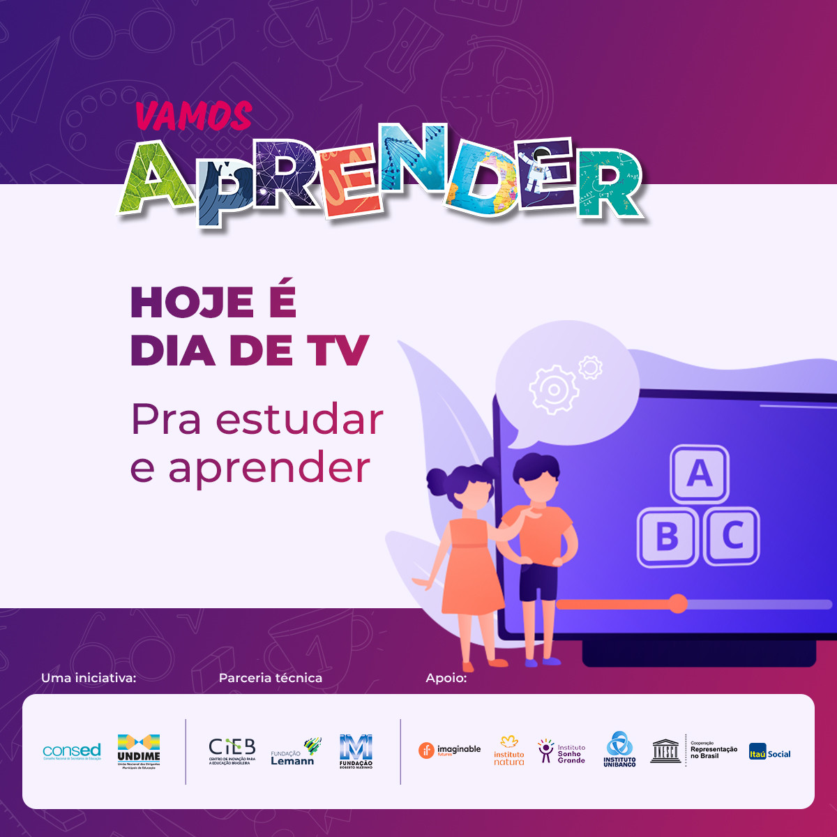 Vamos Aprender auxilia no reforço escolar de jovens e crianças de todas as etapas da educação básica