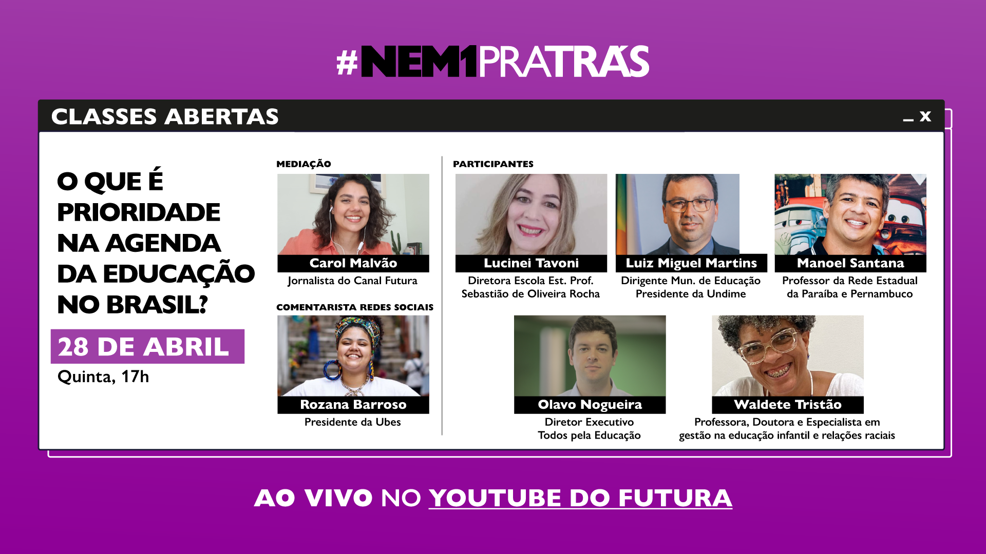 No Dia da Educação, mobilização debate prioridades na agenda de estudantes e educadores no Brasil